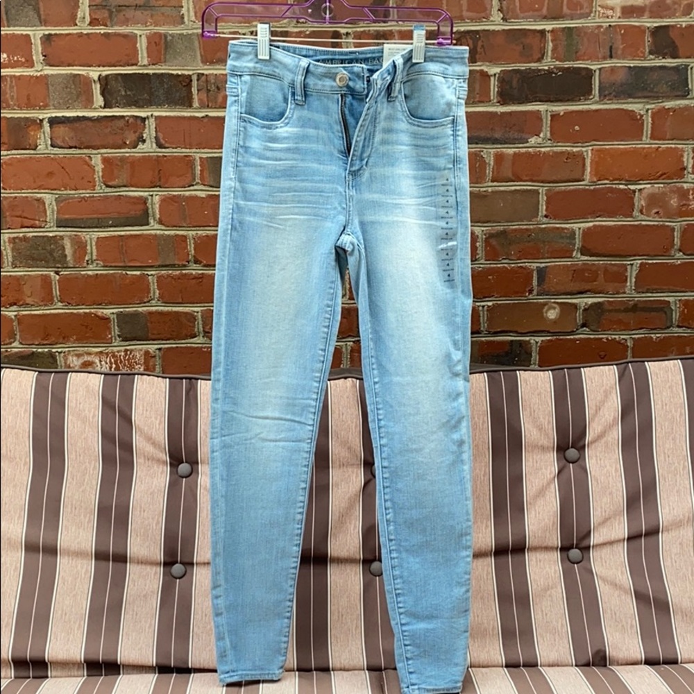 Light blue jeans